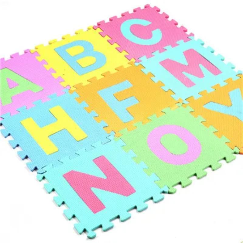 Toyesta-10Pcs/set Baby Puzzle EVA Foam Play Mat-30*30cm-Alphabet-