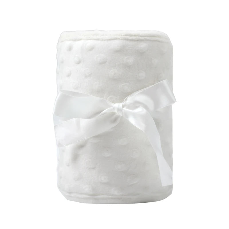 Toyesta-3Pcs Soft Cotton Baby Crib Protection-White-
