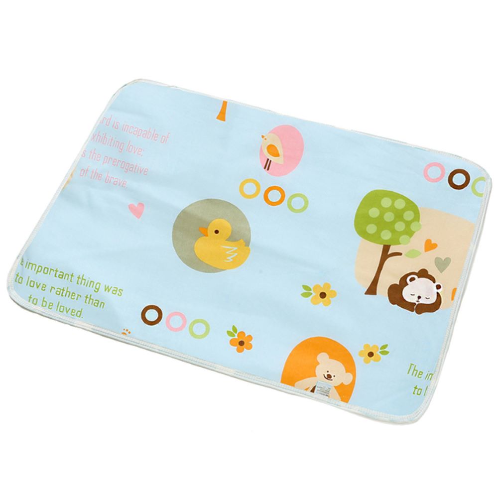 Toyesta-Baby Diaper Changing Mat-Blue Forest-