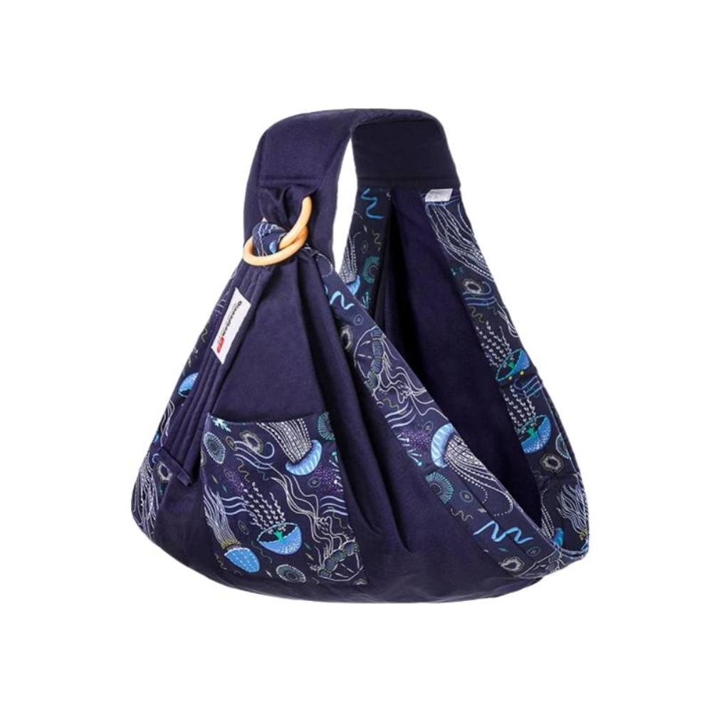 Toyesta-Baby Wrap Nursing Cover Carrier-Blue-