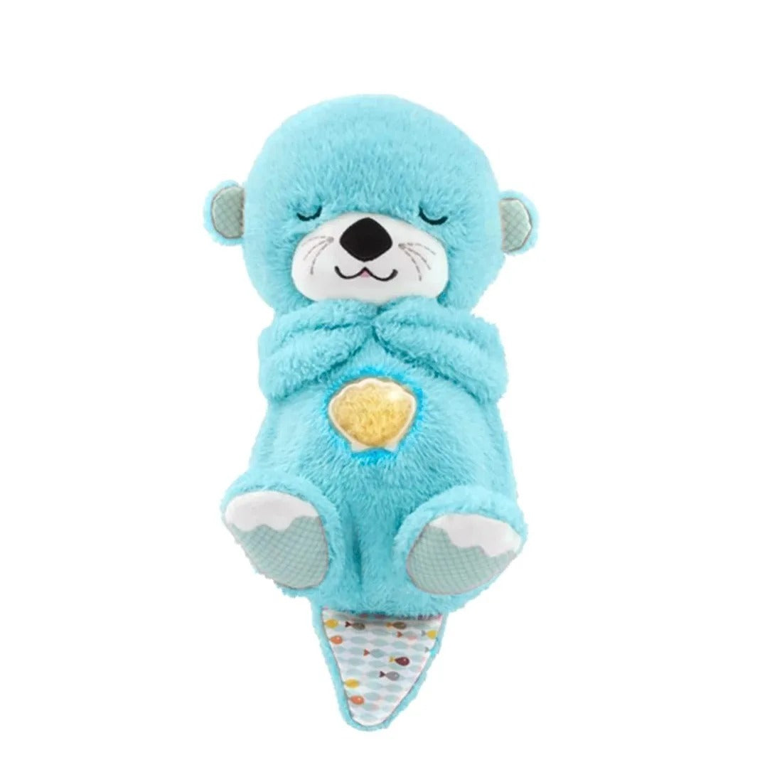 Toyesta-Breathing Otter Soft Stuffed Plush-Blue-