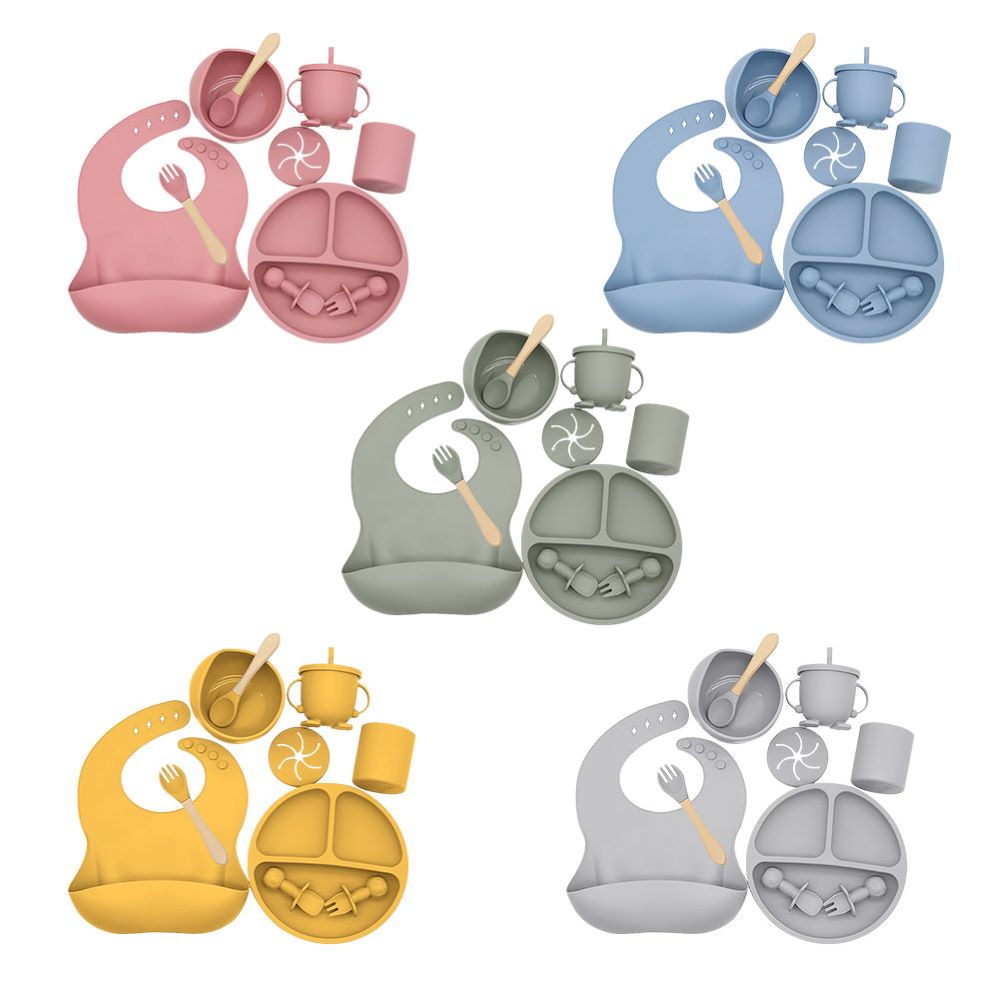 Toyesta-Complete Silicone Baby Feeding Set-