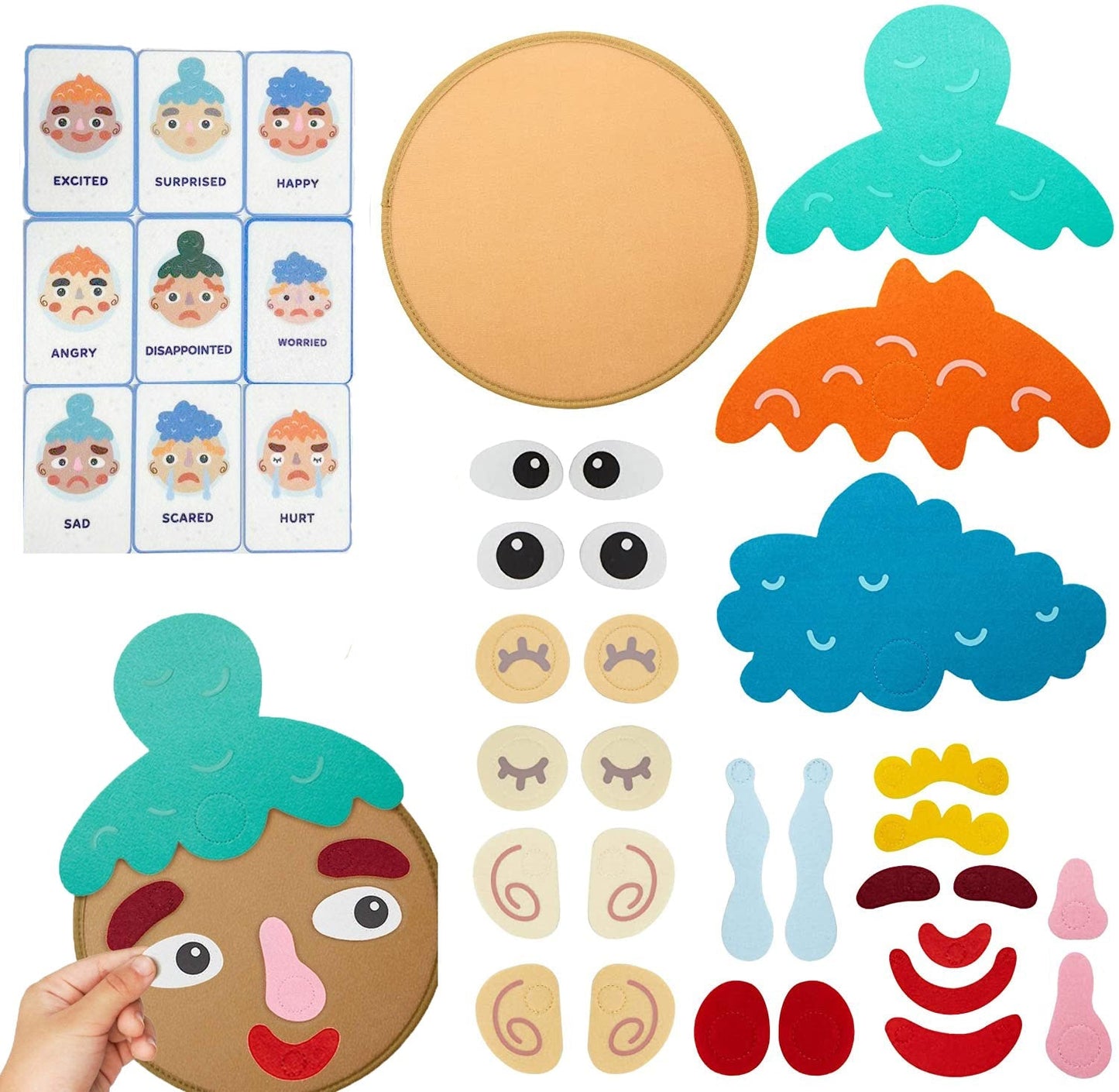 Toyesta-Kids Montessori Facial Expression-Educational Toy-