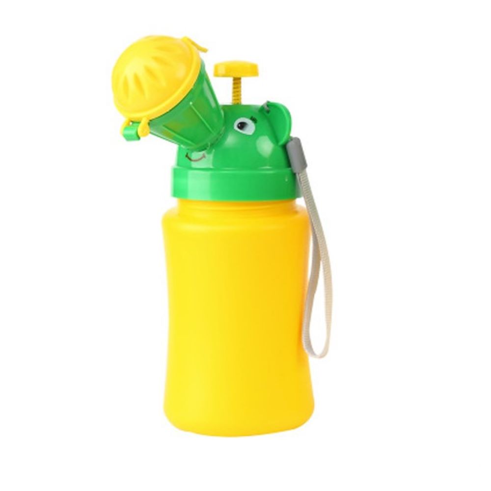 Toyesta-Kids Pee Bottle - Portable urinal for boys and girls-Boy Use-Yellow-