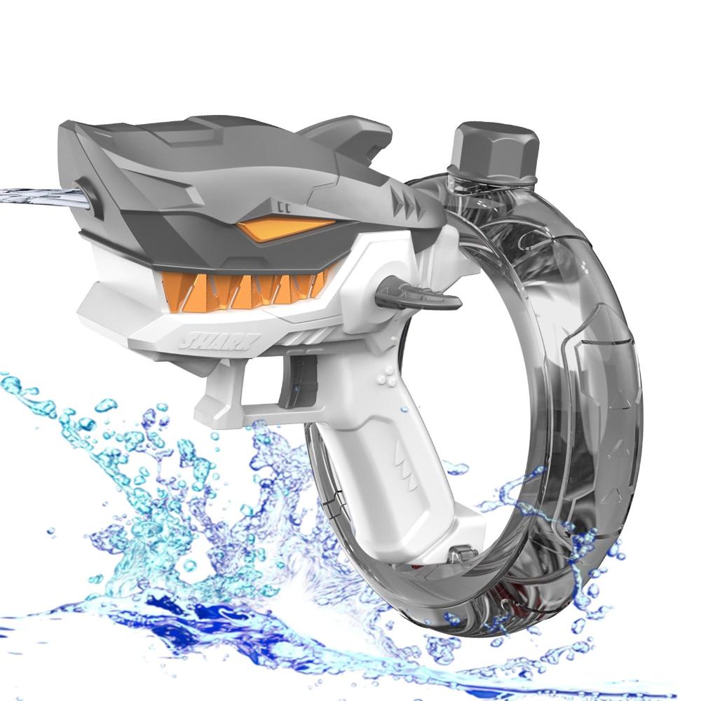 Toyesta-Kids Shark Electric Water Soaker Toy-Grey-