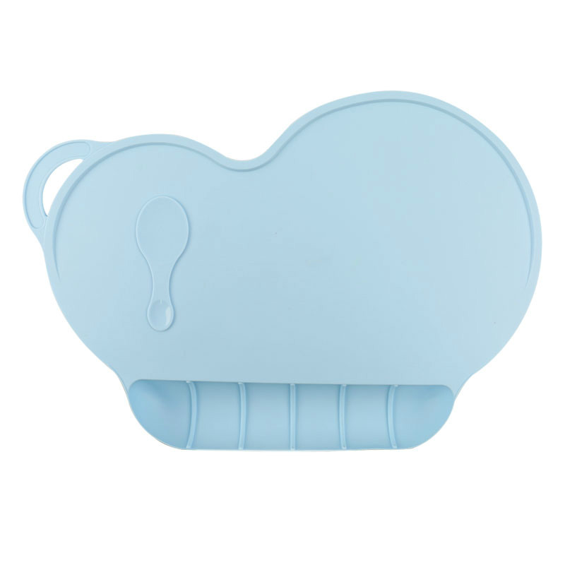 Toyesta-Silicone Baby Placemat Toddler Table Place Mat-Blue-
