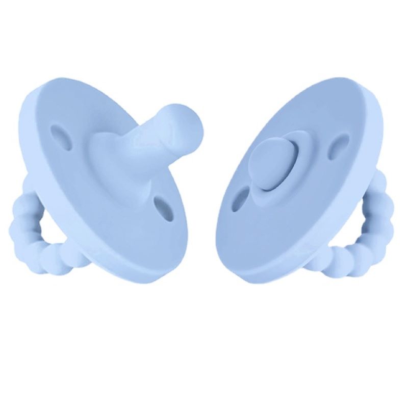 Toyesta-Silicone Soother Baby Pacifier and Teether-Light Blue-