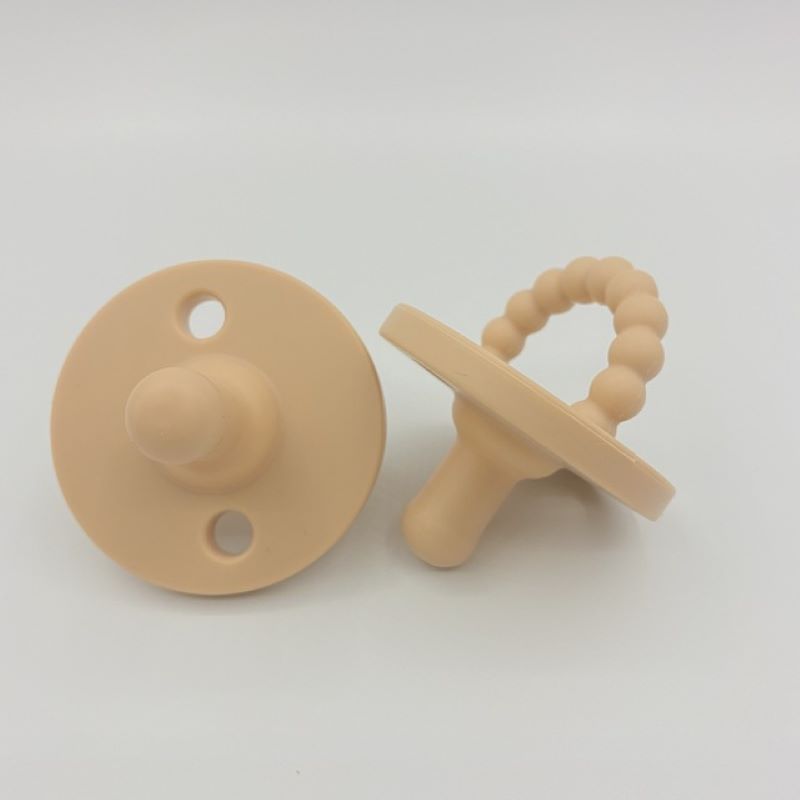 Toyesta-Silicone Soother Baby Pacifier and Teether-Light Yellow-