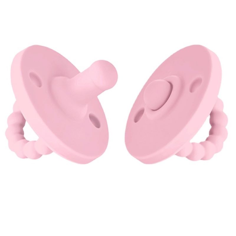 Toyesta-Silicone Soother Baby Pacifier and Teether-Pink-