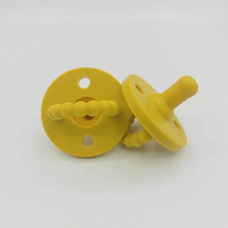 Toyesta-Silicone Soother Baby Pacifier and Teether-Turmeric-