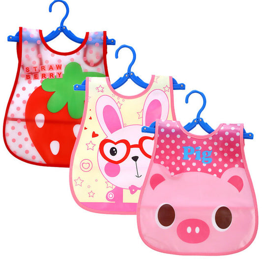 Toyesta-3-Piece Baby Sleeveless Waterproof Bibs-Style 1-