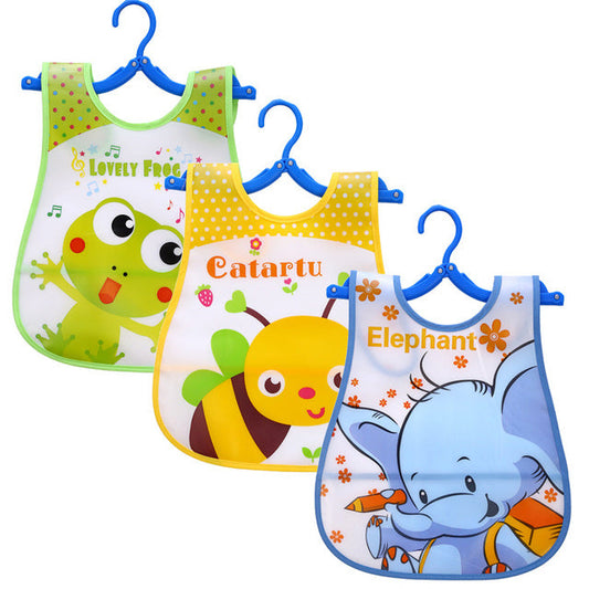 Toyesta-3-Piece Baby Sleeveless Waterproof Bibs-Style 2-