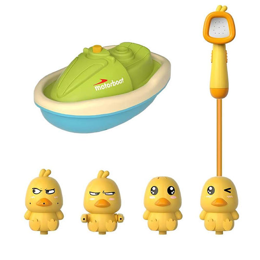 Toyesta-3 ducks 1 shower Electric Water Bath Toy-