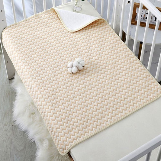 Toyesta-3PC Waterproof Baby Changing Cover Pad-Beige-