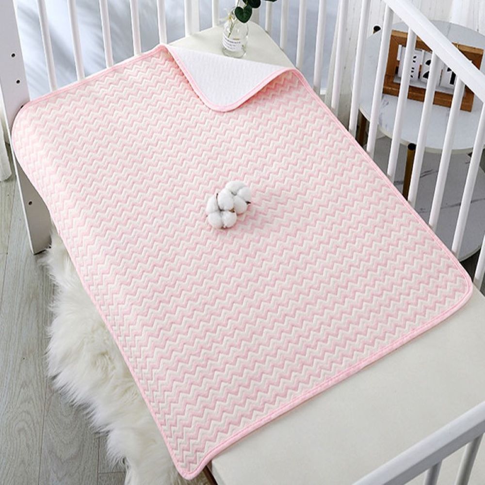 Toyesta-3PC Waterproof Baby Changing Cover Pad-Pink-