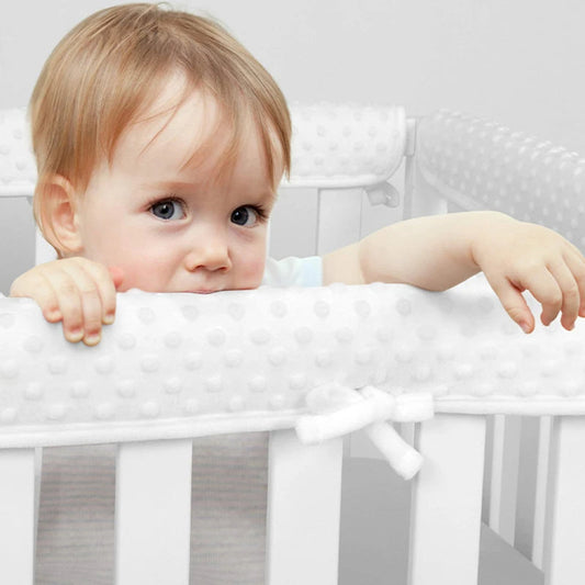 Toyesta-3Pcs Soft Cotton Baby Crib Protection-