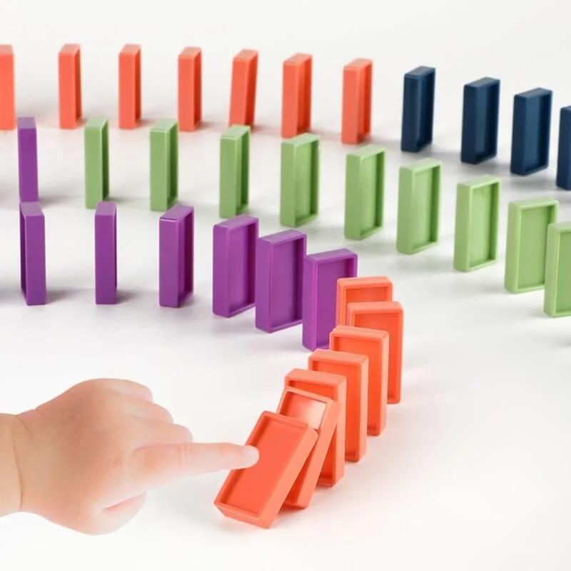 Toyesta-Automatic Domino Train Kids Toy-