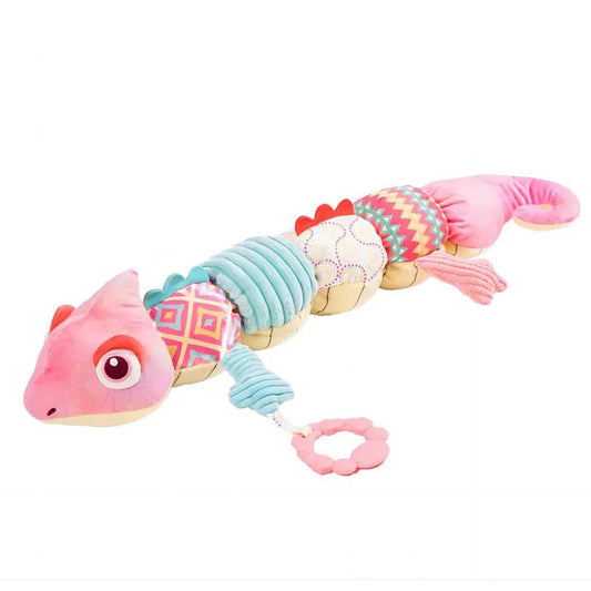 Toyesta-Baby Animal Sensory Musical Toy -Pink Chameleo-