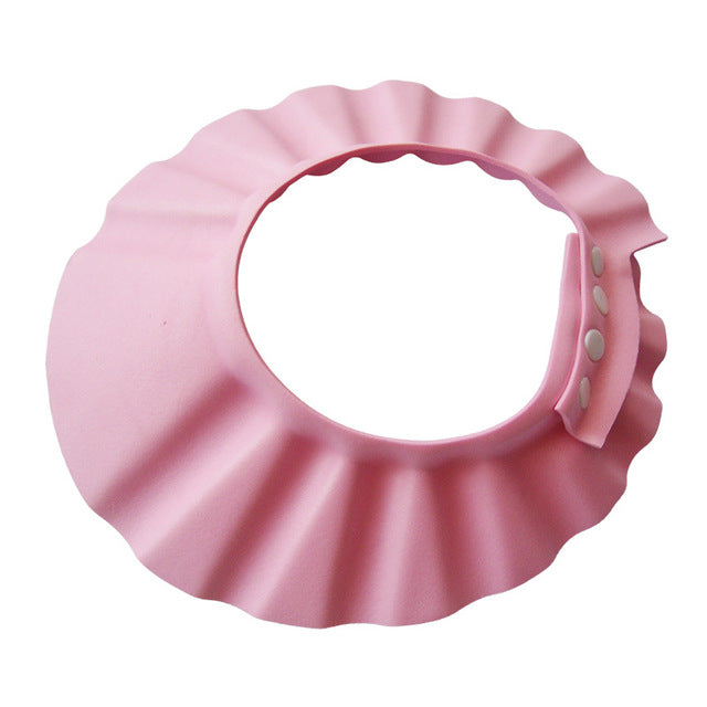 Toyesta-Baby Bath Shampooing Protective Cap -Normal-Pink-