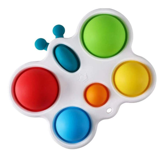 Toyesta-Baby Colourful Fidget Bubble Flipping Toy-Butterfly-