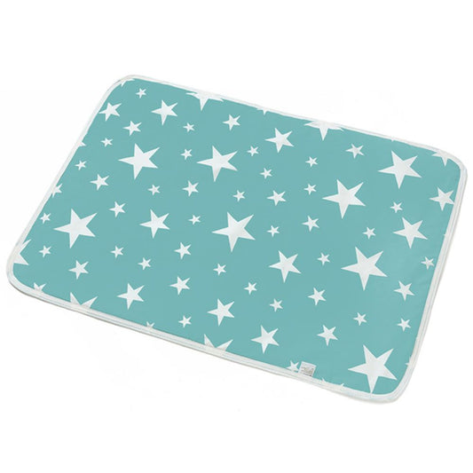 Toyesta-Baby Diaper Changing Mat-White Stars-