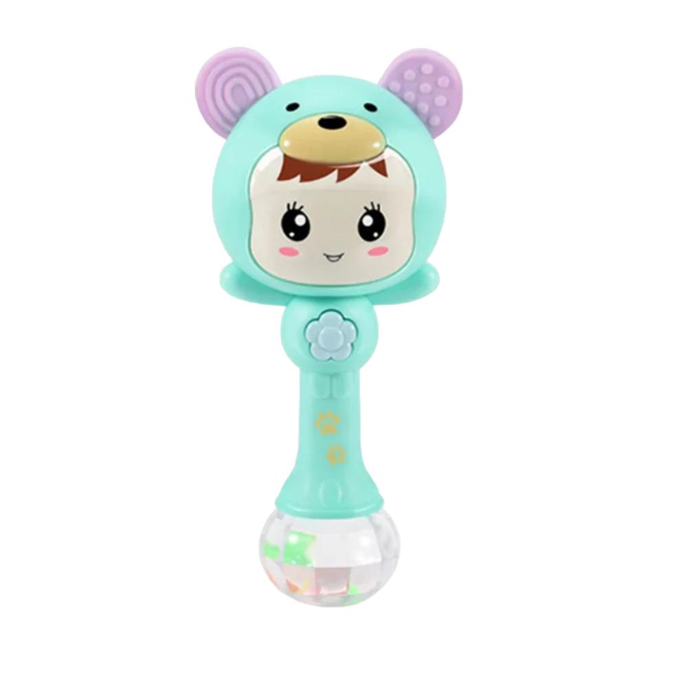 Toyesta-Baby Musical Light Hammer Hand Toy-Green-