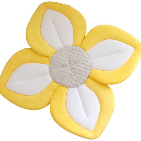 Toyesta-Baby Shower Blooming Bath Plush-Yellow-