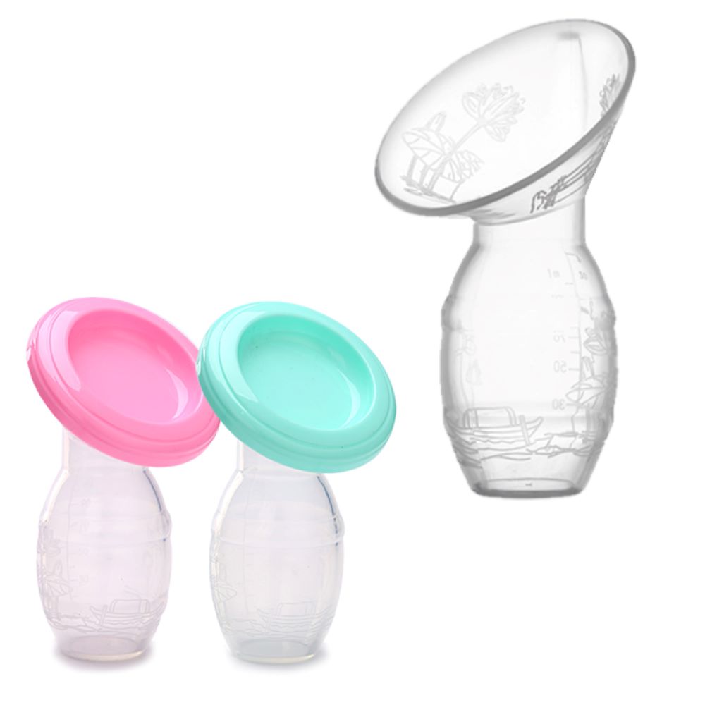 Toyesta-Baby Silicone Manual Breast Milk Collector Pump-