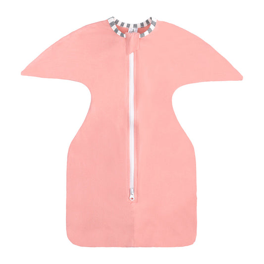 Toyesta-Baby Wearable Blanket Sleeping Bag-Peach Pink-S (0-3 Months)-