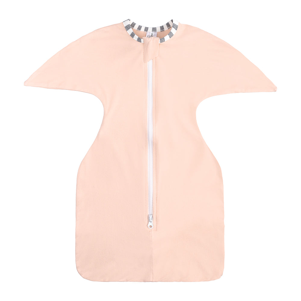 Toyesta-Baby Wearable Blanket Sleeping Bag-Salmon Pink-S (0-3 Months)-