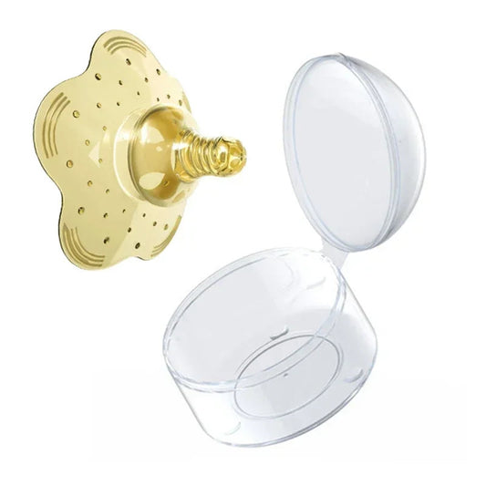 Toyesta-Breastfeeding Silicone Mother Nipple Protector-Yellow-