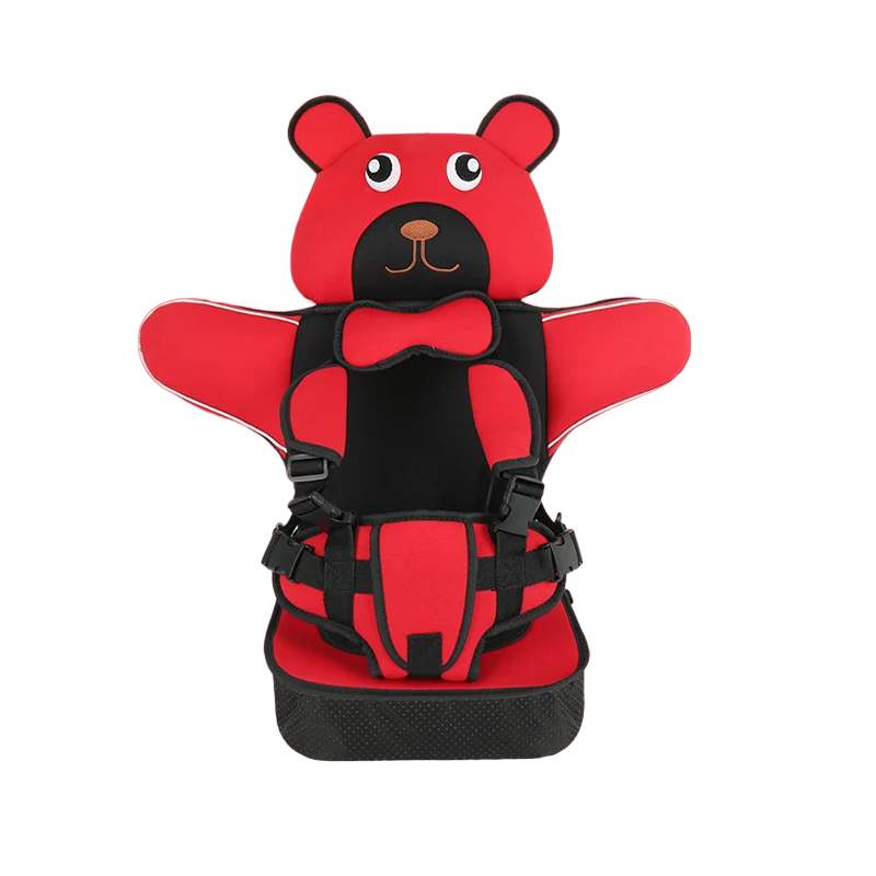 Toyesta-Child Car Seat Mat for 9 Months to 12 Years Old-Red-