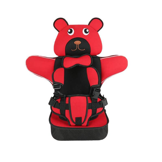 Toyesta-Child Car Seat Mat for 9 Months to 12 Years Old-Red-