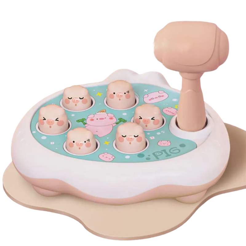 Toyesta-Educational Whack a Mole Board Game-Pig-
