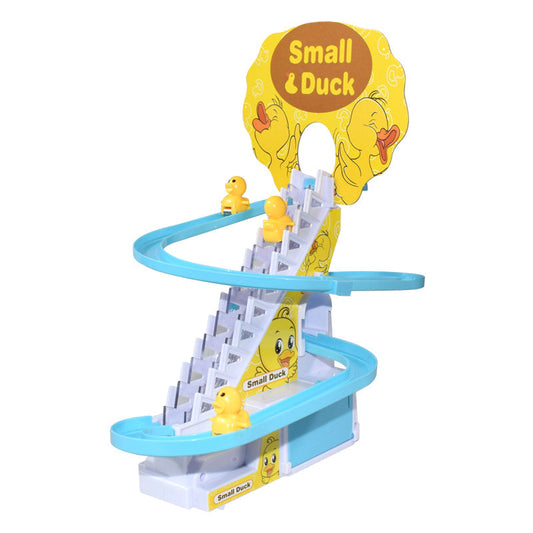 Toyesta-Electric Small Duck Climbing Stairs Kids Toy-