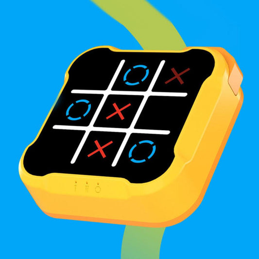 Toyesta-Electronic Tic-Tac-Toe Game-Yellow-