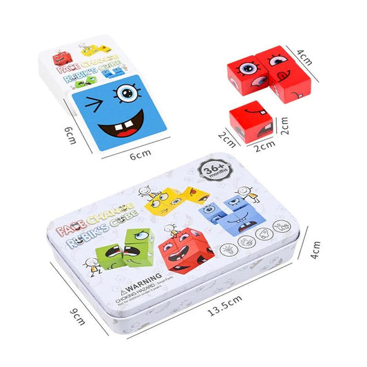 Toyesta-Face Changing Building Blocks Board Game-