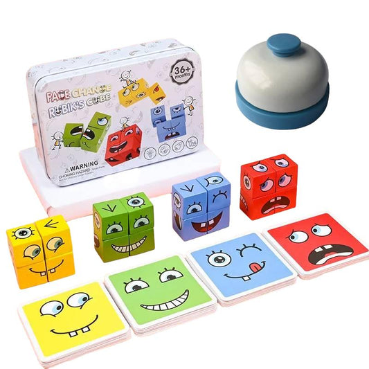 Toyesta-Face Changing Building Blocks Board Game-