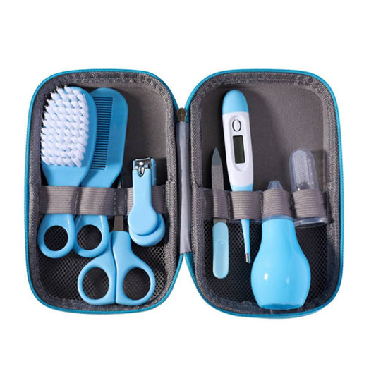 Toyesta-Grooming & Nose Aspirator Cleaner Baby Care Kit-Blue-