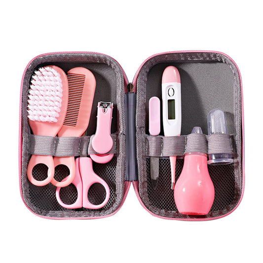 Toyesta-Grooming & Nose Aspirator Cleaner Baby Care Kit-Pink-