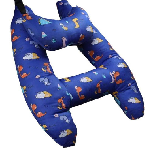Toyesta-H-Shape Kids Car Travel Pillow - Head Pillow Support-Animals-