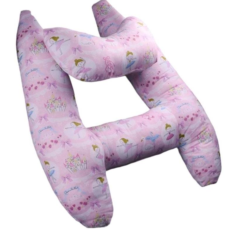 Toyesta-H-Shape Kids Car Travel Pillow - Head Pillow Support-Princesse-