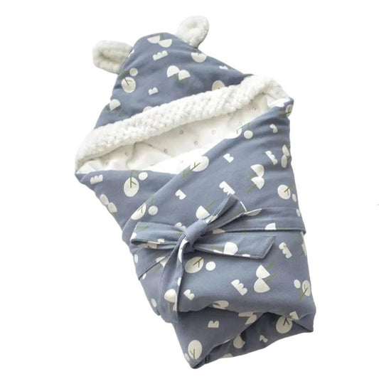 Toyesta-Hooded Cloak Baby Sleeping Bag-About 80x80cm-Blue-