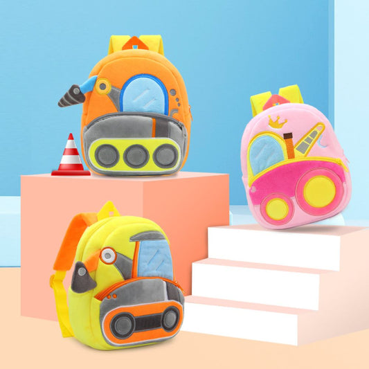 Toyesta-Kids Cute Engineering Car Backpack-