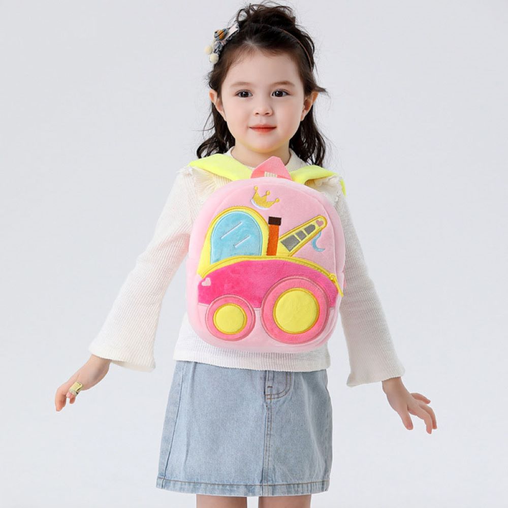 Toyesta-Kids Cute Engineering Car Backpack-