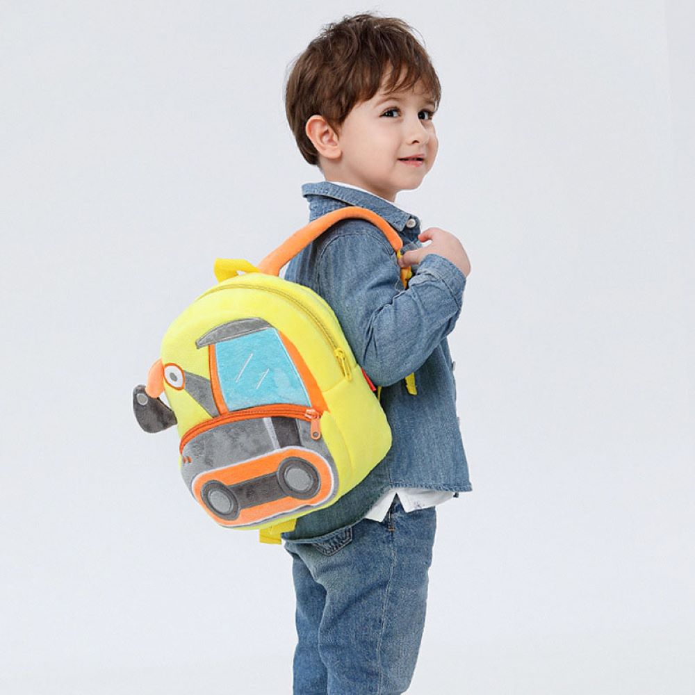 Toyesta-Kids Cute Engineering Car Backpack-
