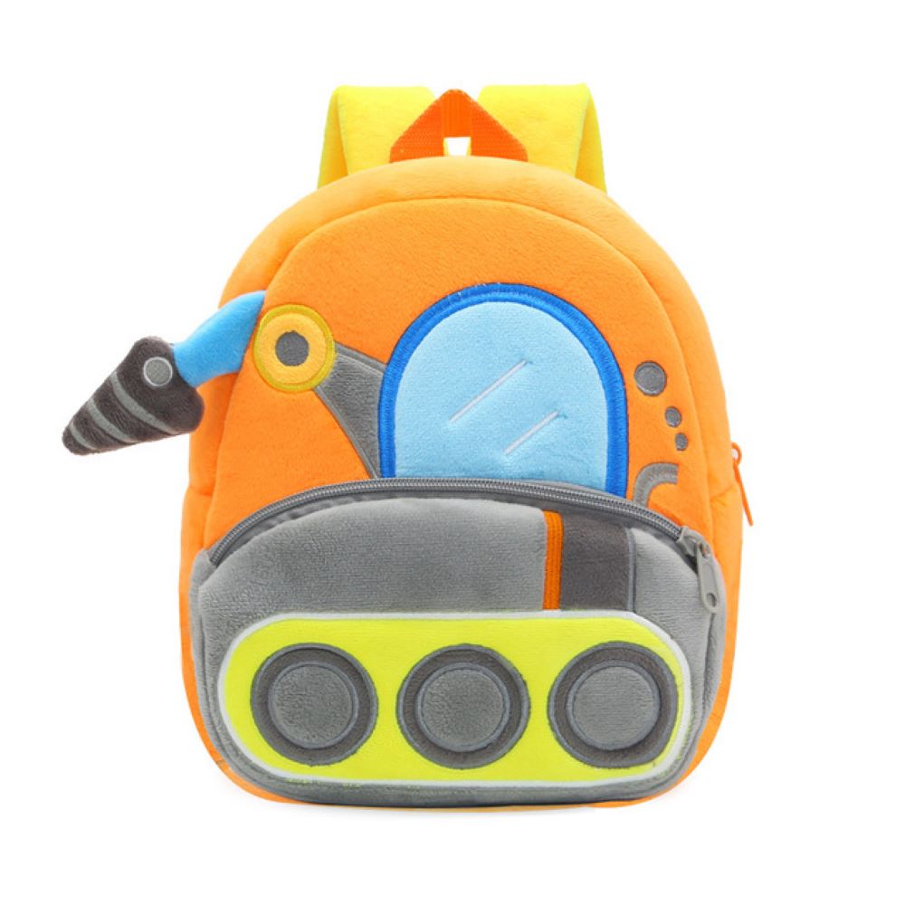 Toyesta-Kids Cute Engineering Car Backpack-Drilling-