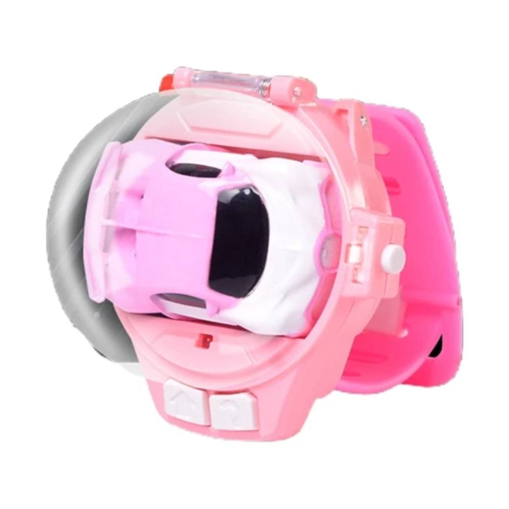 Toyesta-Kids Watch Remote Control Car Toy-Pink-